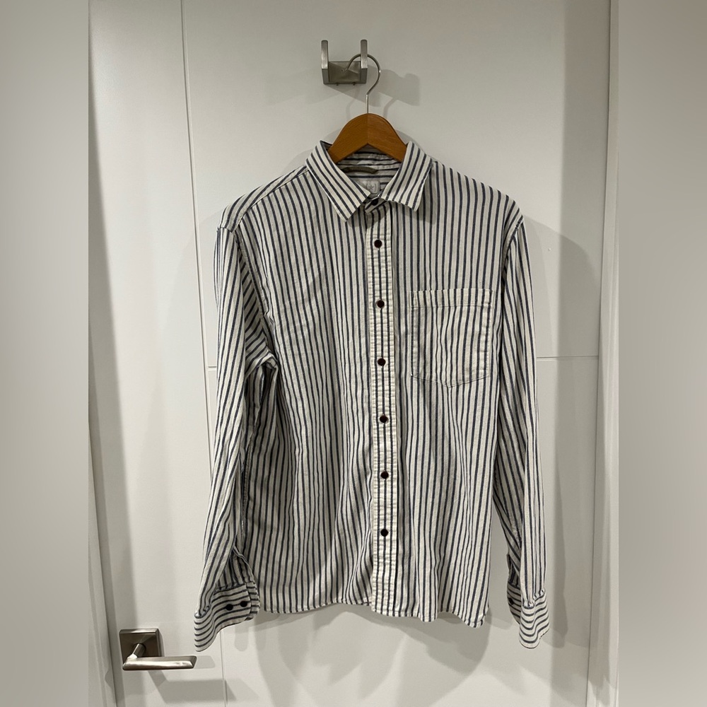 Banana Republic BR/HTG Capsule Striped Buttondown Shirt, large, gently used.